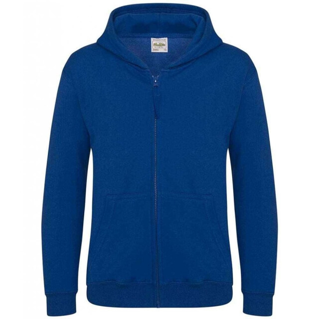 Awdis Kinder/kids hoodie met rits UTLT2844_royalblue large