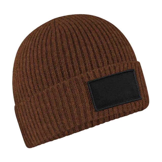 Beechfield Fashion patch muts UTLT985_walnut large
