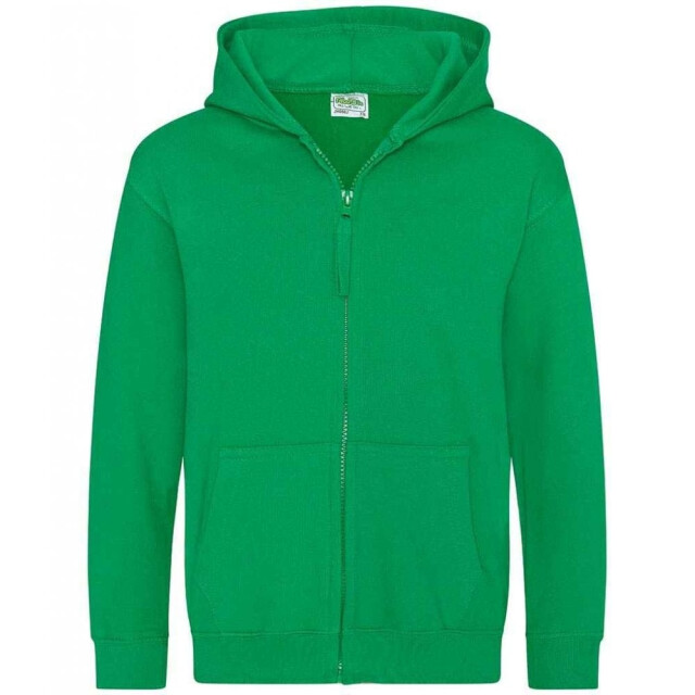 Awdis Kinder/kids hoodie met rits UTLT2844_kellygreen large