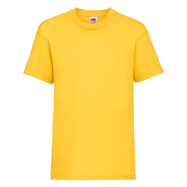 Fruit of the Loom Kinder/kids waardevol t-shirt UTLT2824_sunflower large