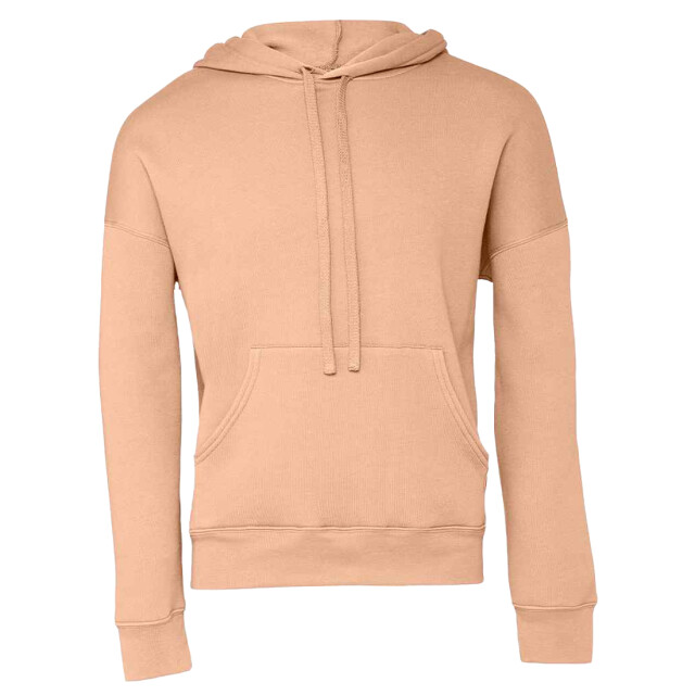 Bella + Canvas Unisex sponge fleece pullover hoodie voor volwassenen UTLT3400_peach large