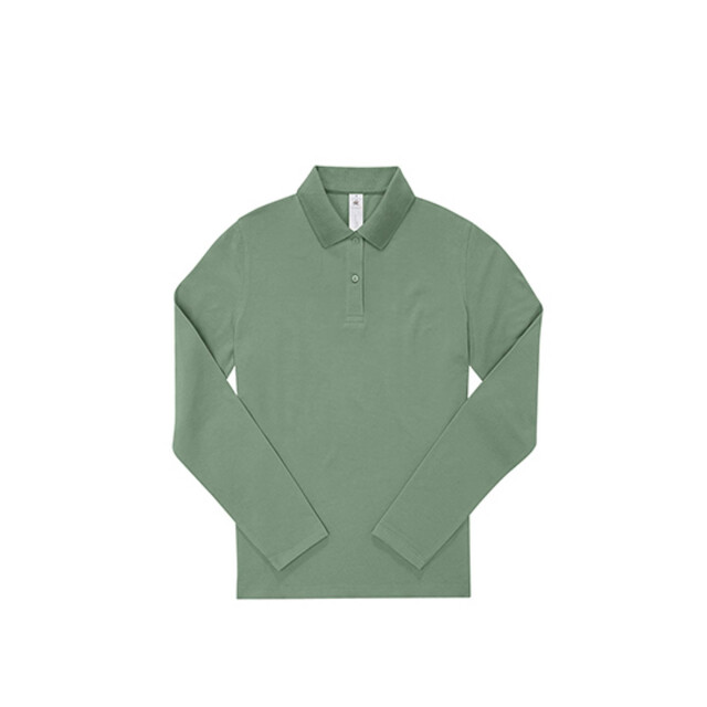 B and C Dames my polo shirt met lange mouwen UTLT2695_amalfigreen large