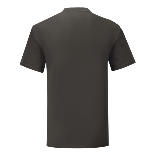 Fruit of the Loom Unisex volwassen iconisch t-shirt UTLT2613_lightgraphite large