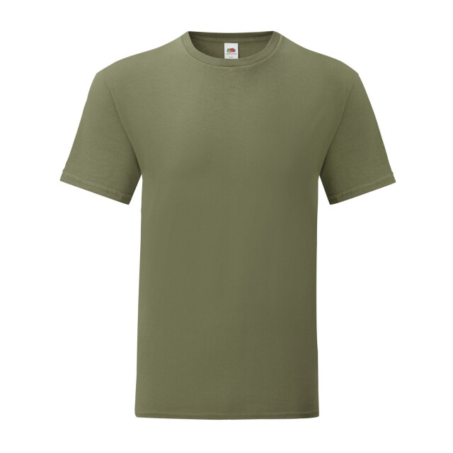 Fruit of the Loom Unisex volwassen iconisch t-shirt UTLT2613_classicolive large
