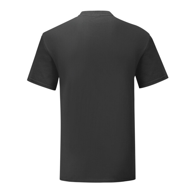 Fruit of the Loom Unisex volwassen iconisch t-shirt UTLT2613_black large