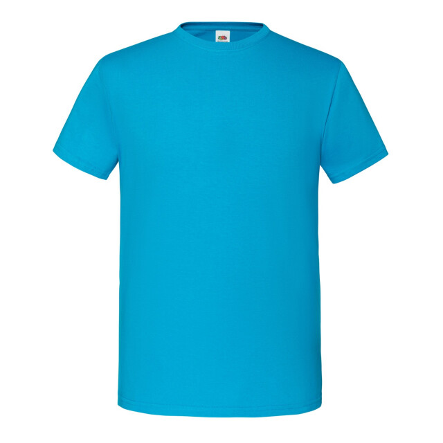 Fruit of the Loom Unisex volwassen iconisch t-shirt UTLT2613_azureblue large