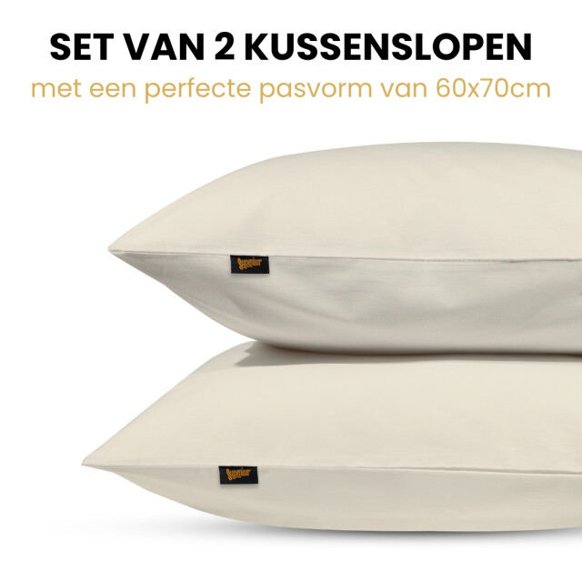 Superieur Kussenslopen katoen 60x70 (set van 2) - antibacteriëel 3060000 large