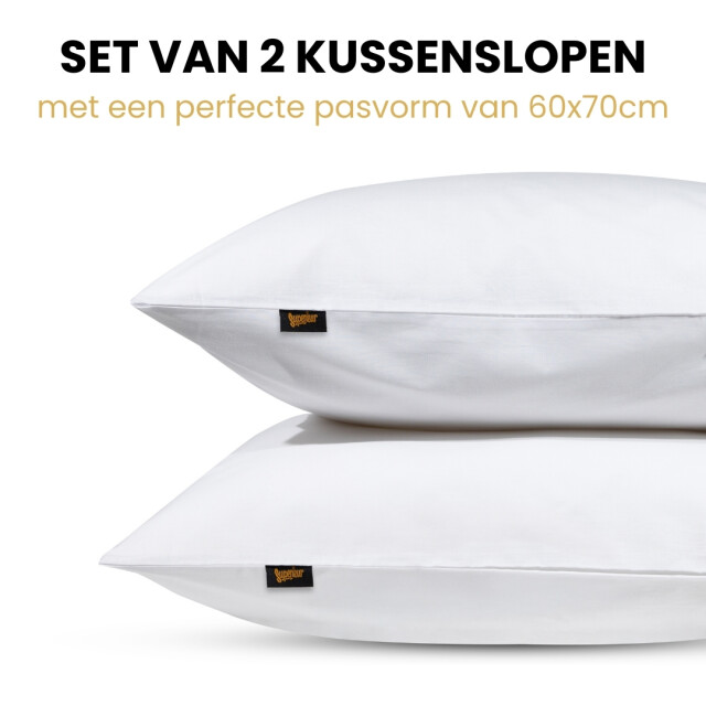 Superieur Kussenslopen katoen 60x70 (set van 2) - antibacteriëel 3059998 large