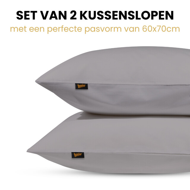 Superieur Kussenslopen katoen 60x70 (set van 2) - antibacteriëel 3060001 large