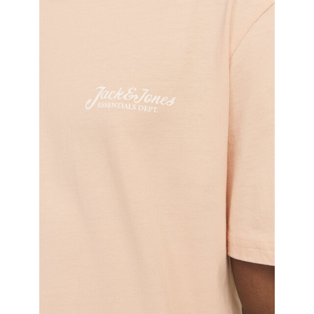 Jack & Jones Heren t-shirt jjbeau ronde hals 12268434-Roze large