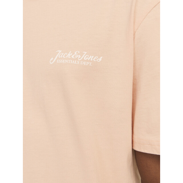 Jack & Jones Heren t-shirt jjbeau ronde hals 12268434-Roze large