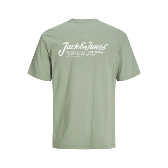 Jack & Jones Heren t-shirt jjbeau ronde hals 12268434-Groen large
