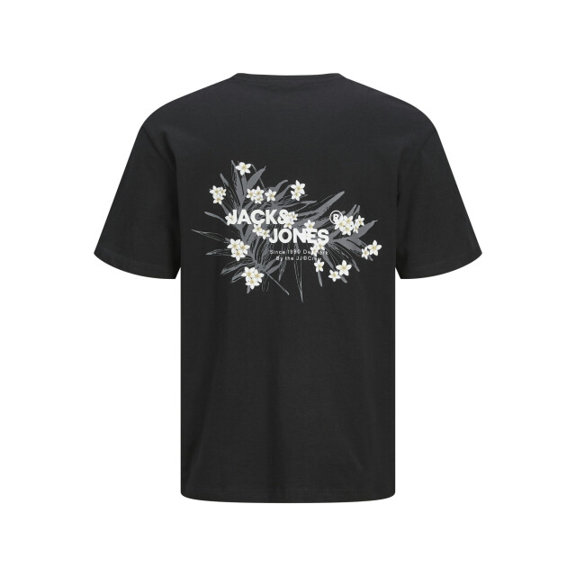 Jack & Jones Heren t-shirt jjhawaii ronde hals 12269334-Zwart large