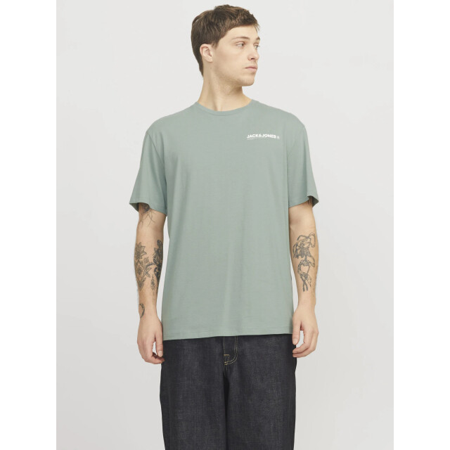 Jack & Jones Heren t-shirt jjhawaii ronde hals 12269334-Groen large
