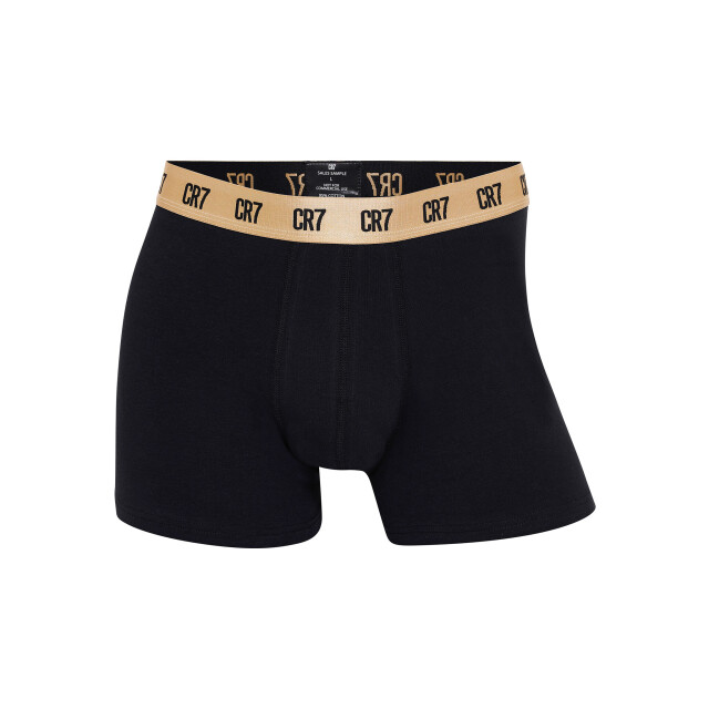 CR7 Heren boxershorts zwart katoen/microfiber zwart/goud 5-pack CR7-300-8123-49-2900 large