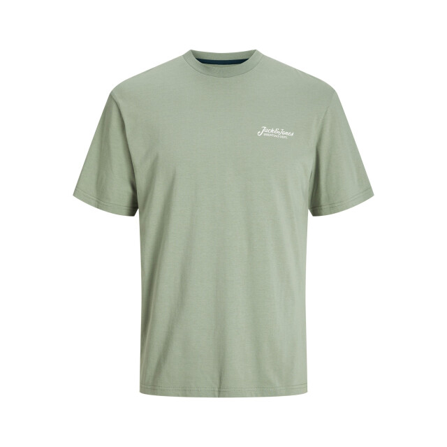 Jack & Jones Heren t-shirt jjbeau ronde hals 12268434-Groen large