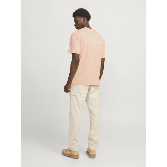 Jack & Jones Heren t-shirt jjbeau ronde hals 12268434-Roze large