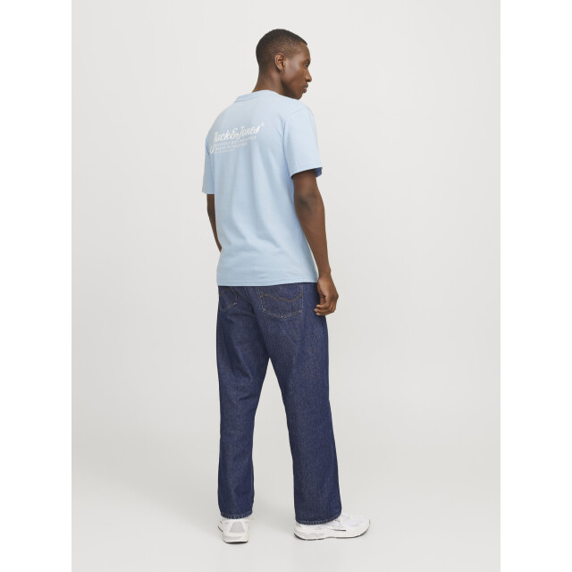 Jack & Jones Heren t-shirt jjbeau ronde hals 12268434-Blauw large