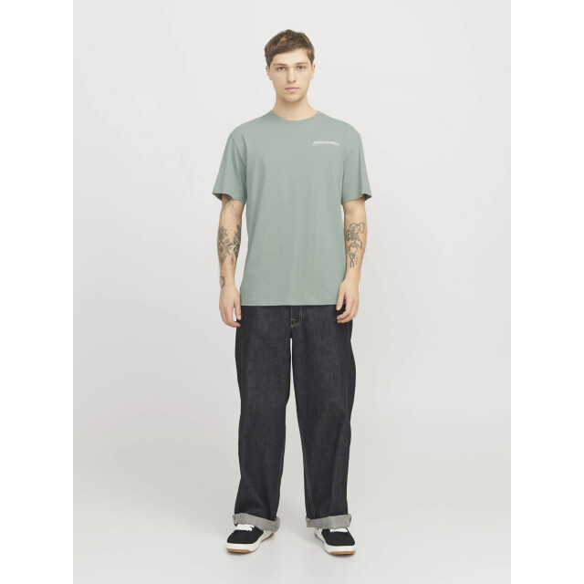 Jack & Jones Heren t-shirt jjhawaii ronde hals 12269334-Groen large