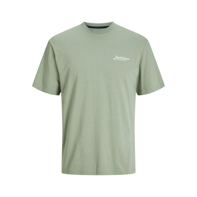 Jack & Jones Heren t-shirt jjbeau ronde hals 12268434-Groen large