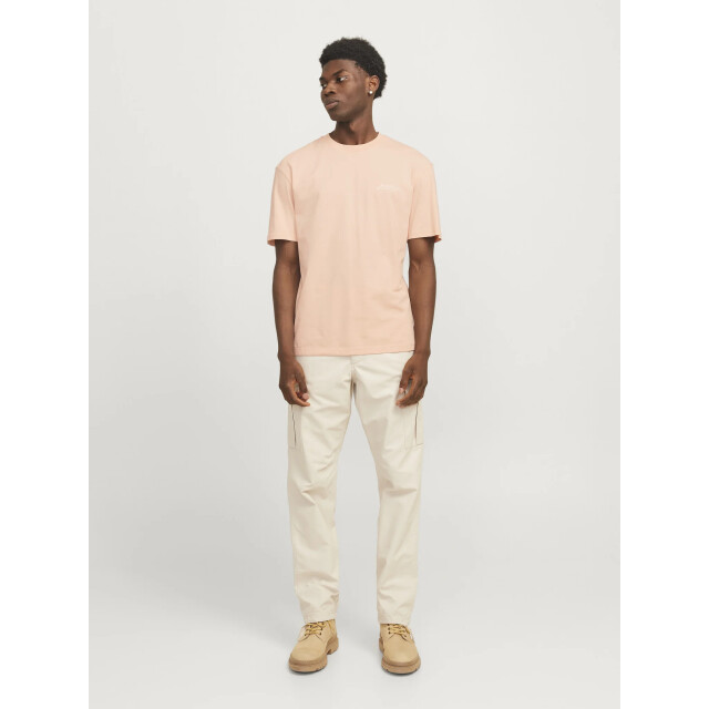 Jack & Jones Heren t-shirt jjbeau ronde hals 12268434-Roze large