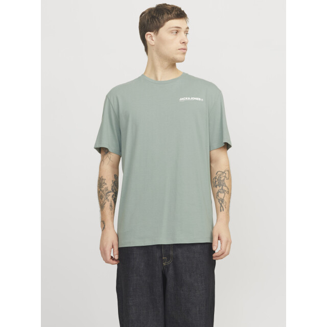 Jack & Jones Heren t-shirt jjhawaii ronde hals 12269334-Groen large