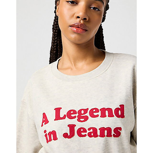 Wrangler Relaxed sweatshirt oat 112362582 large