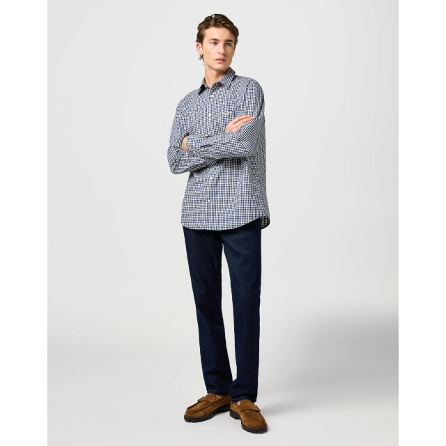 Wrangler Greensboro heren regular-fit jeans moonlight rinse WRANGLER 112362557 Greensboro MoonlightRinse large