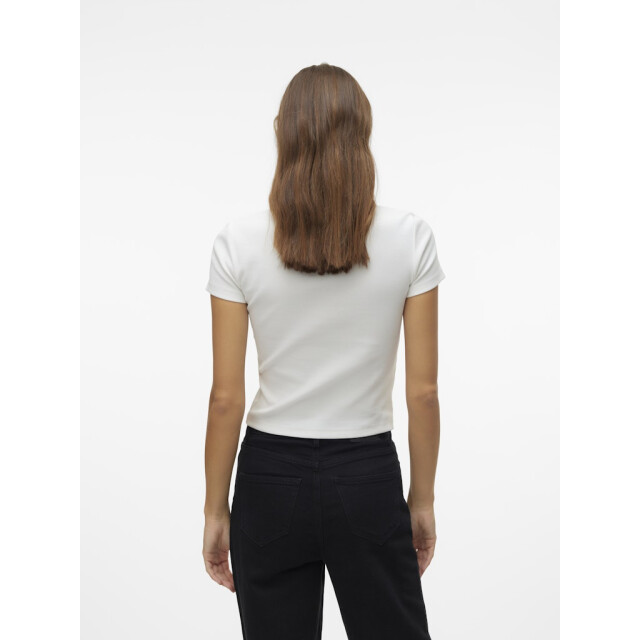 Vero Moda vmchloe ss short top ga jrs noos 10306894 snow white 06011.112.0137 large