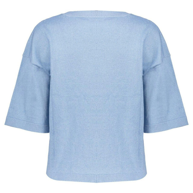 Geisha basic pullover 3/4 sleeves lurex 54037-14 625 blue lurex 06712.240.0058 large