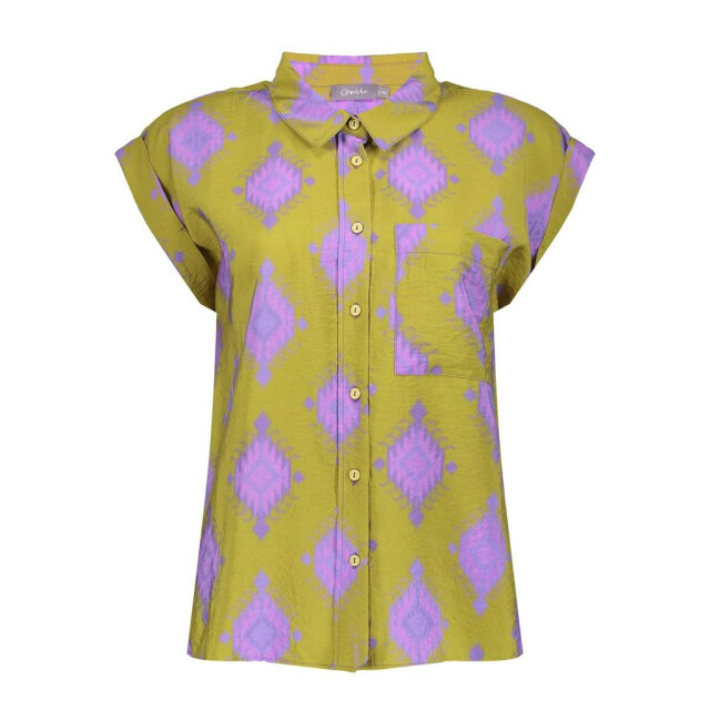 Geisha blouse 53210-20 530 green/purple 06613.369.0004 large