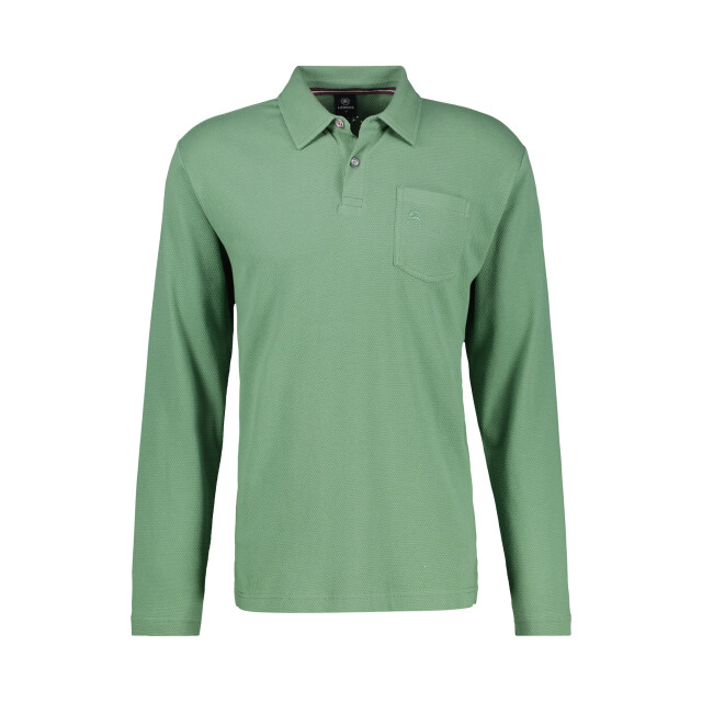 Lerros Heren polo 2524243 612 sage green Lerros Trui 2524243 612SageGreen large