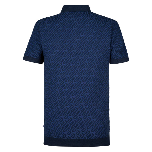 Petrol Industries Heren polo- m-1050-kwc206 5178 navy blue Petrol M 1050 KWC206 5178NavyBlue large