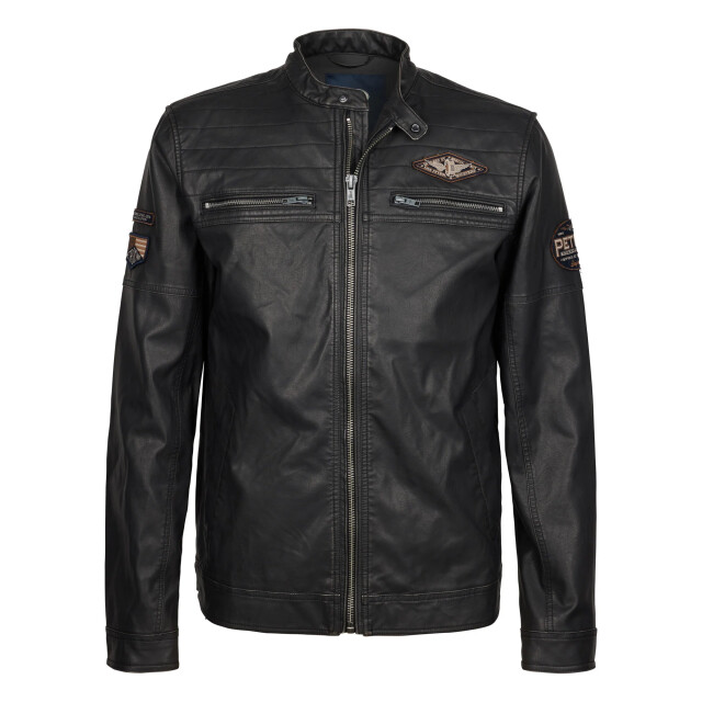 Petrol Industries Heren jas m-1050-jac105 9091 dark black Jas M 1050 Jac105 9091DarkBlack large