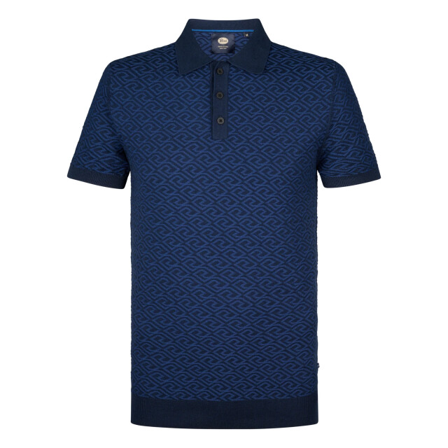 Petrol Industries Heren polo- m-1050-kwc206 5178 navy blue Petrol M 1050 KWC206 5178NavyBlue large