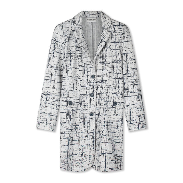 Helena Hart 7630 blazer cherie lang bou marine/wit 7630 large