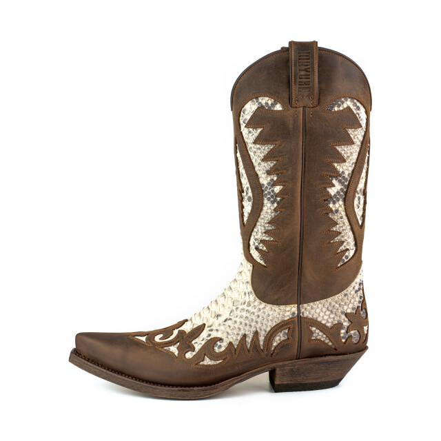 Mayura Boots Cowboy laarzen desert-2567 crazy old sadale / blanco DESERT-2567 CRAZY OLD SADALE / PYTHON BLANCO large