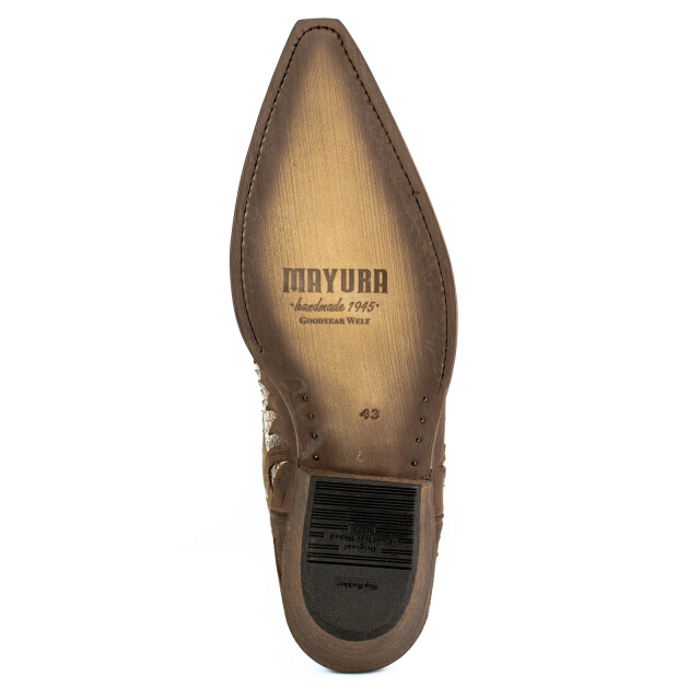 Mayura Boots Cowboy laarzen desert-2567 crazy old sadale / blanco DESERT-2567 CRAZY OLD SADALE / PYTHON BLANCO large