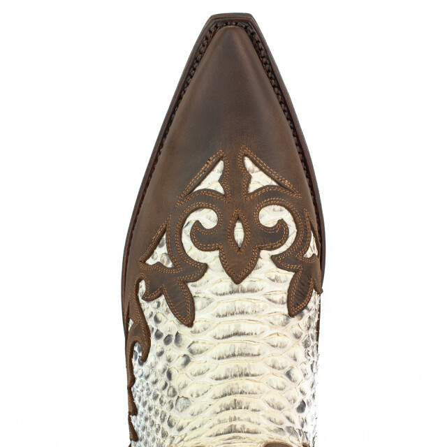 Mayura Boots Cowboy laarzen desert-2567 crazy old sadale / blanco DESERT-2567 CRAZY OLD SADALE / PYTHON BLANCO large