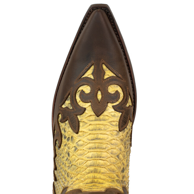 Mayura Boots Cowboy laarzen desert-2567 crazy old sadale / camel 421 DESERT-2567 CRAZY OLD SADALE / PYTHON CAMEL 421 large