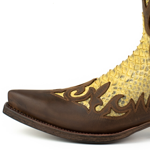 Mayura Boots Cowboy laarzen desert-2567 crazy old sadale / camel 421 DESERT-2567 CRAZY OLD SADALE / PYTHON CAMEL 421 large