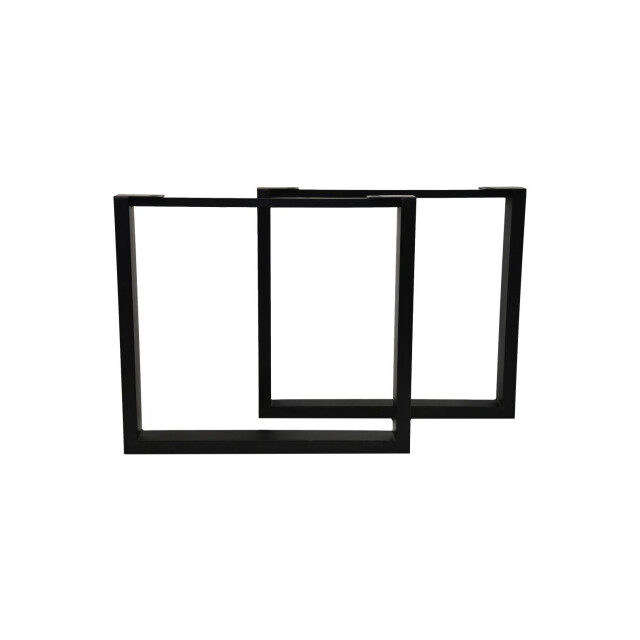 HSM Collection -tafelpoot model u s/2-1-80x10x72 (75x25mm)--metaal 2922865 large