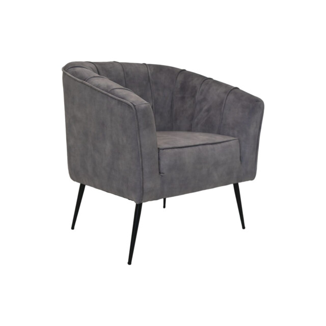 HSM Collection -fauteuil chester-72x71x80-dolfijn -stof/metaal 2922989 large