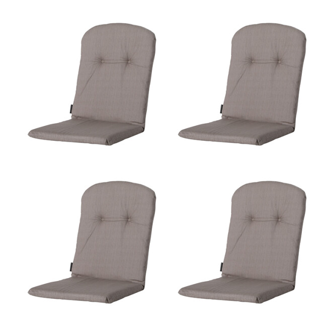 Madison Kussen kuip hoog basic taupe 45x96 - 4 stuks 2887963 large