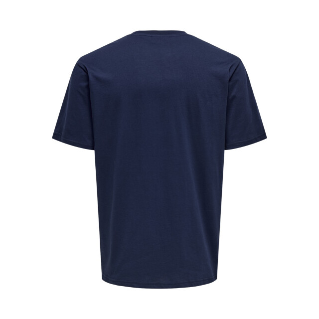 Only & Sons Onsdawson reg ss tee vd navy 5339.37.0363 large