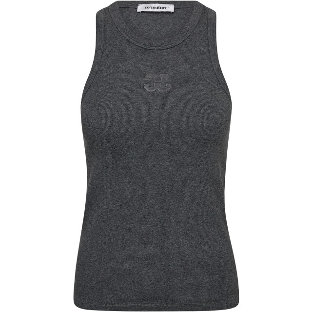 Co'Couture Saharacc enbroidery tank dark grey 33151-140 large