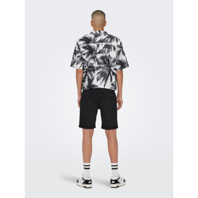 Only & Sons onsply reg blk jog sht pk 8581 22018581 denim 05411.991.0020 large