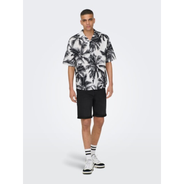 Only & Sons onsply reg blk jog sht pk 8581 22018581 denim 05411.991.0020 large