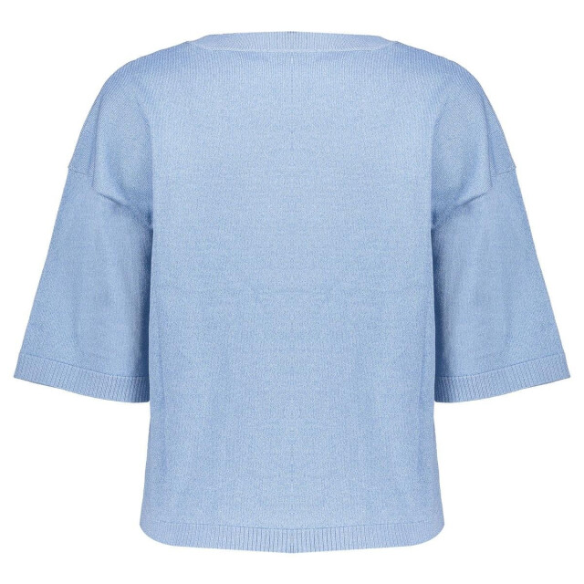 Geisha 54037-14 625 basic pullover 3/4 sleeves lurex blue lurex 54037-14 625 large