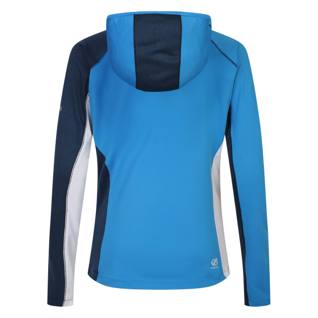 Dare2b Dames convey ii hooded core stretch midlayer UTRG8681_swedishbluemoonlightmarl large